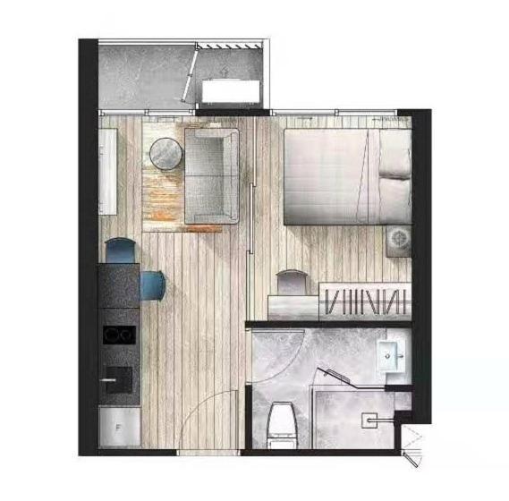 D2 Residences Huahin 华欣市中心近海滩近商场酒店式公寓可加床有连通房型 Exteriér fotografie
